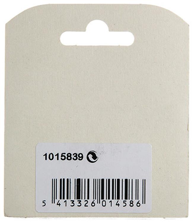 Mack 1015839 - 20 soportes para estantes plástico blanco ø 7 mm | 10 piezas