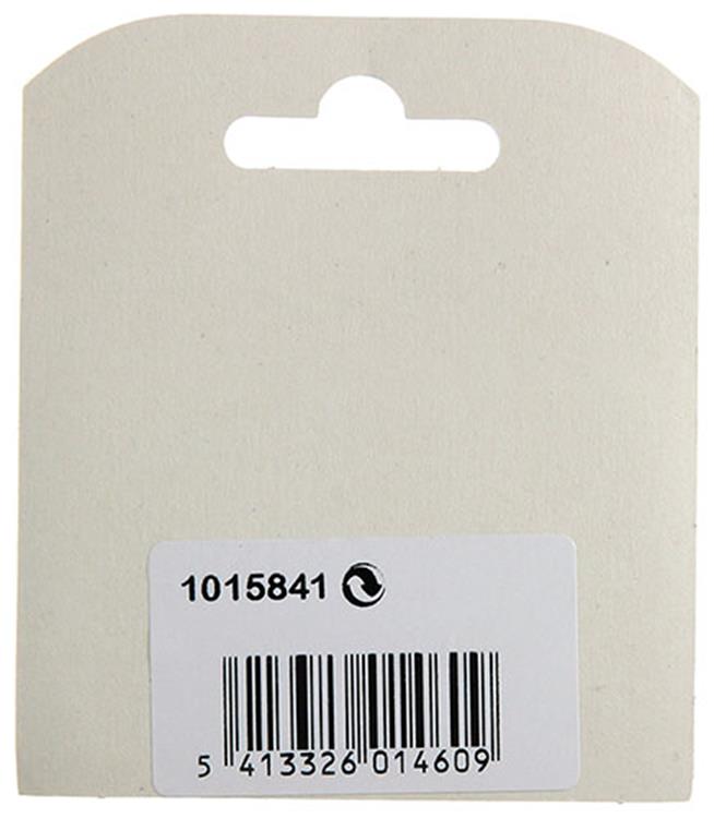 Mack 1015841 - 20 soportes para estantes plástico marrón ø 6 mm | 5 piezas
