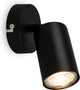 Briloner tib - faretto da superficie - lampada da parete per interni - faretti - ruotabile - ø 8 x 15,5 cm - nero