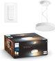 Philips hue enrave hanglamp - warm tot koelwit licht - wit - 1 dimmer switch