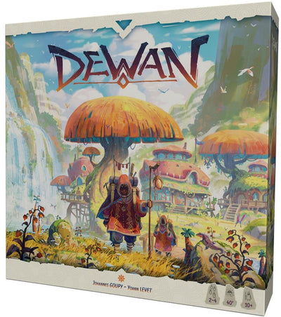 Juego de mesa estratégico Asmodee dewan para 2-4 jugadores a partir de 10 años.