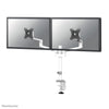 Neomounts ds60-425wh2 desk-mount, 2x 27 inch 8kg, tilt rotate swivel, 100x100 mm, white