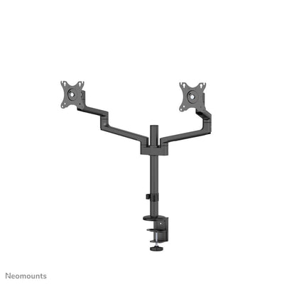 Neomounts Neomounts DS60-425BL2 Brazo de monitor de escritorio, arandela de abrazadera, 17 27, 8 kg, 100x100 mm, negro