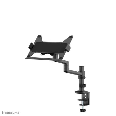 Neomounts Neomounts DS20-425BL1 Monta de escritorio para computadora portátil, 17.3 pulgadas, 5 kg, inclinación girada giratoria