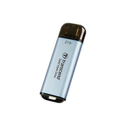 Transcend ts2tesd300c esd300c external ssd, 2 tb, usb type-c, 10 gbps, 1050 950 mb s, blue - afbeelding 2