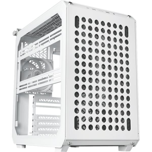 Cooler Master Cooler Q500-WGNN-S00 QUBE 500 Flatpack White, ATX, USB 3.2, 120 140 mm, refrigeración por agua lista
