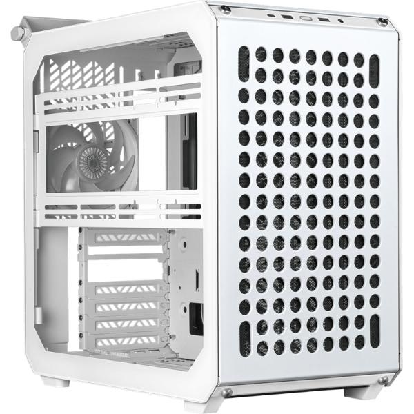 Cooler Master Cooler Q500-WGNN-S00 QUBE 500 Flatpack White, ATX, USB 3.2, 120 140 mm, refrigeración por agua lista