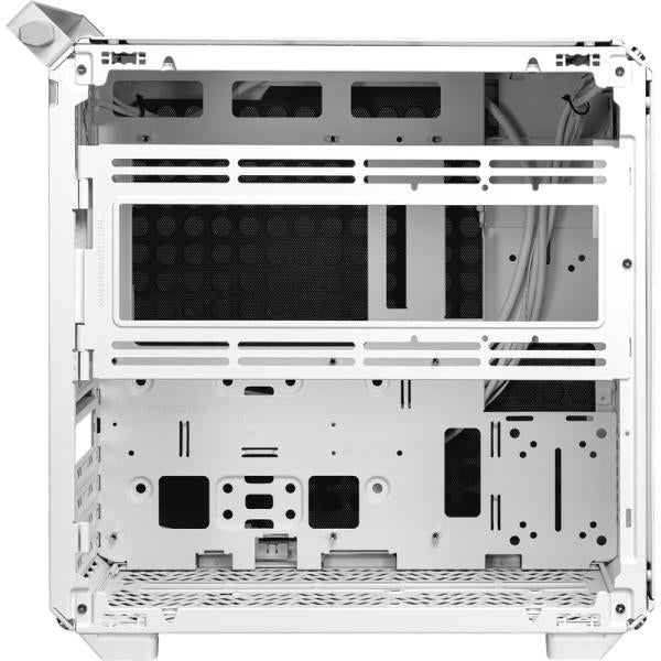 Cooler Master Cooler Q500-WGNN-S00 QUBE 500 Flatpack White, ATX, USB 3.2, 120 140 mm, refrigeración por agua lista