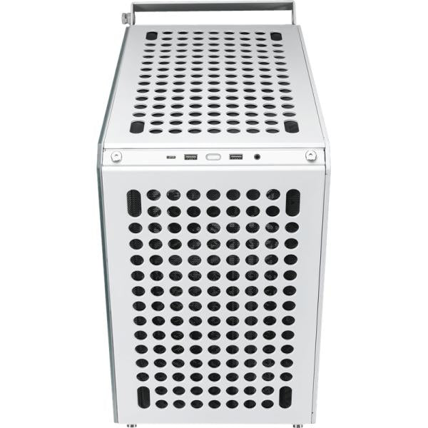 Cooler Master Cooler Q500-WGNN-S00 QUBE 500 Flatpack White, ATX, USB 3.2, 120 140 mm, refrigeración por agua lista