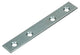 Mack 1013289 - 8 placas de conexión galvanizadas 100x16mmx2mm | 10 piezas