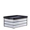 Caja para carne Mepal omnia 3 capas negra