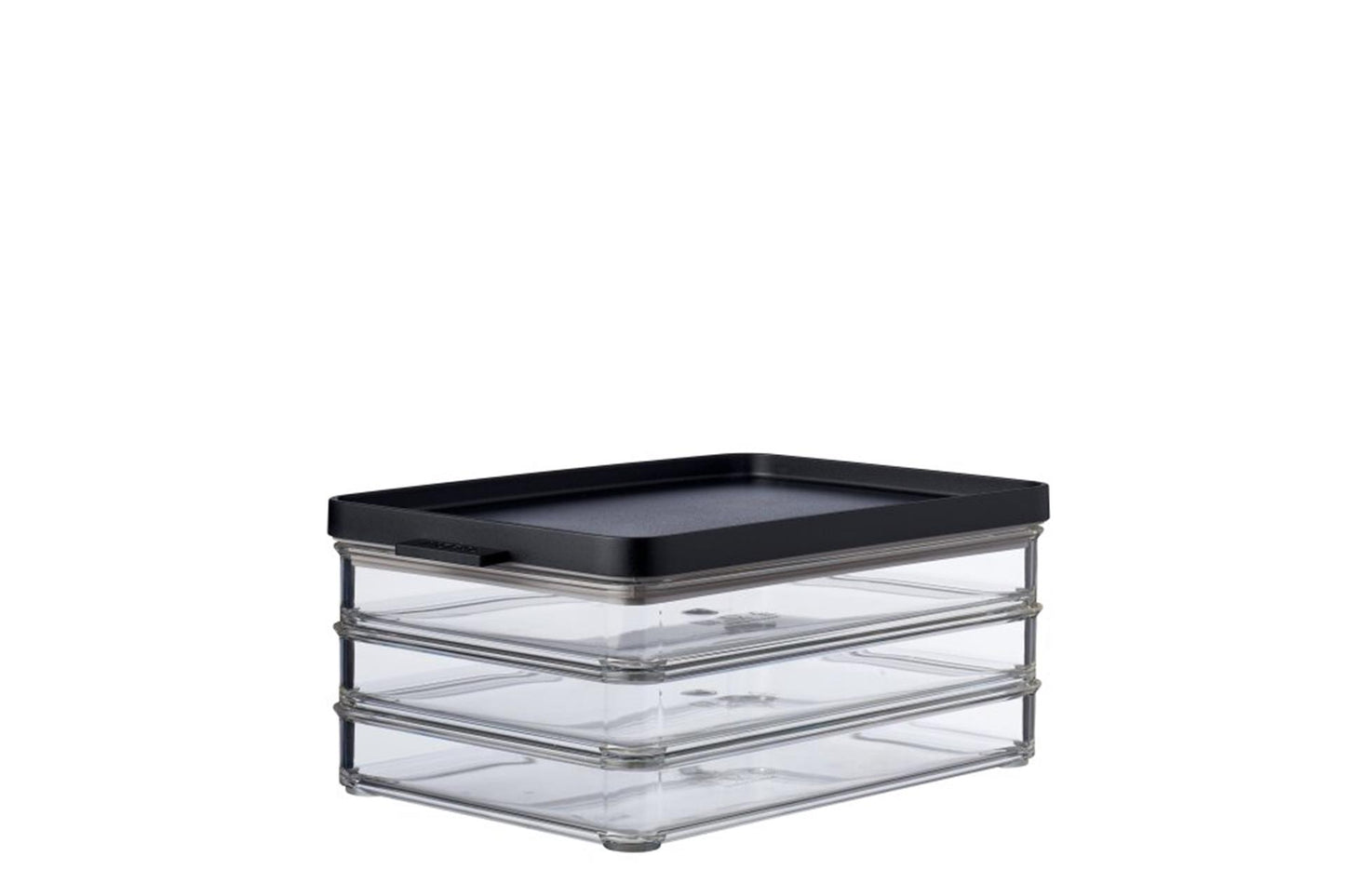 Caja para carne Mepal omnia 3 capas negra
