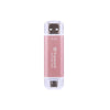 Trascendi TS512GESD310P ESD310P SSD esterno, 512 GB, USB 10Gbps, Tipo C A, 1050 950 MB S, Pink