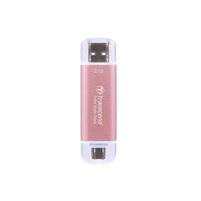 ABI Trascendi TS512GESD310P ESD310P SSD esterno, 512 GB, USB 10Gbps, Tipo C A, 1050 950 MB S, Pink