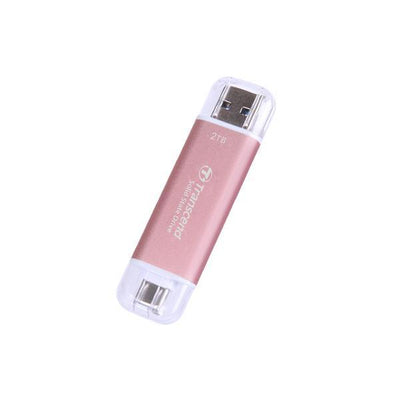 Trascendi TS1TET310P ESD310P SSD esterno, 1 TB, USB 10Gbps, Tipo C A, 1050 950 MB S, Pink