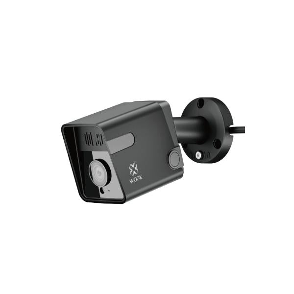 WOX WOX R3568 Cámara de seguridad al aire libre, 3 MP, 2K, Visión nocturna IR, audio a 2 vías, IP65 a prueba de intemperie, blanco