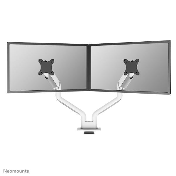 Neomounts Neomounts DS70S-950WH2 Full-Motion Desk Mount, 2x 17 35, 18 kg, 100x100 mm, argento