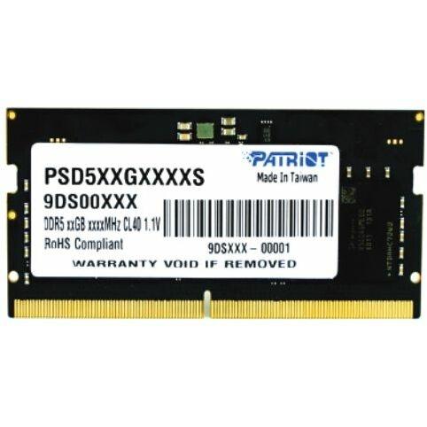 Patriot PSD58G480041S SIGNATURA SODIMM, 8 GB, 4800MHz, DDR5