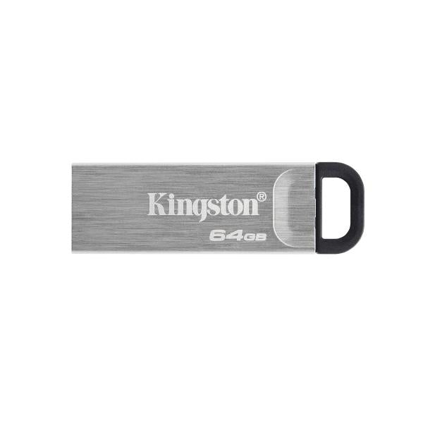 Kingston Kingston DTKN 64GB DataTraveler Kyson, 64 GB, USB 3.2, 200 60 MB S, Capless, Silver