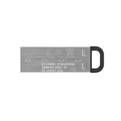 Kingston datatraveler kyson 64 gb usb-stick (zilver, dtkn 64gb)