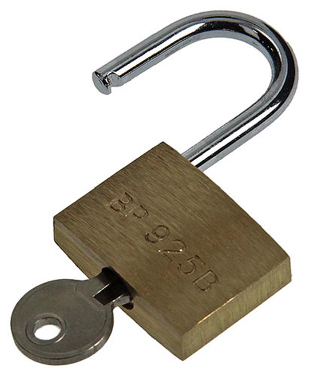 Mack 1014072 - candado con cilindro latón 25 mm | 10 piezas