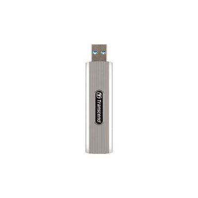 Trascendi TS1TET320A ESD320A SSD esterno, 1 TB, USB 10Gbps, Type-A, 1050 950 Mb S, argento
