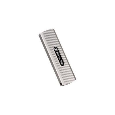 Trascendi TS2Tet320A ESD320A SSD esterno, 2 TB, USB 10Gbps, Type-A, 1050 950 MB S, argento
