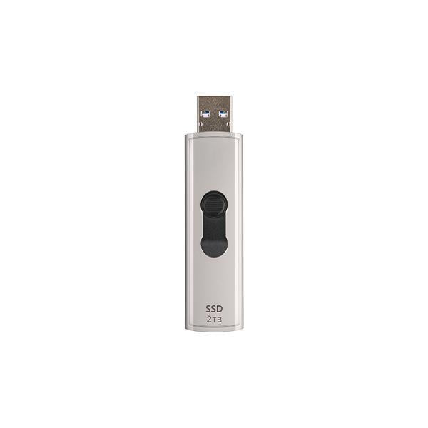 Trascendi TS2Tet320A ESD320A SSD esterno, 2 TB, USB 10Gbps, Type-A, 1050 950 MB S, argento