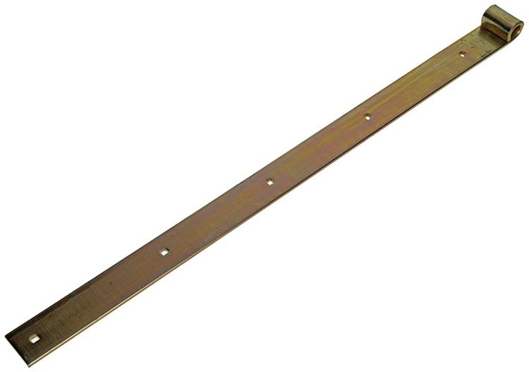 1014088 - bisagra de escotilla simple chapada en amarillo 70 cm diámetro 16 mm | 2 piezas