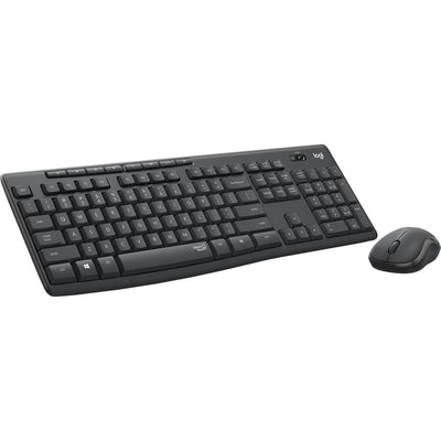 Combinazione di mouse e tastiera wireless silenziosa Logitech MK295