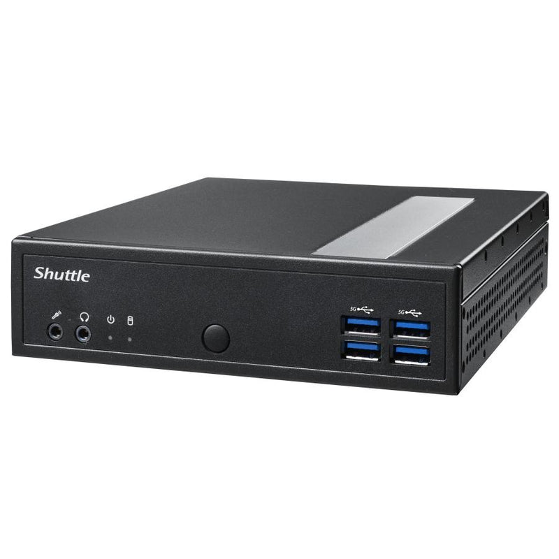 Shuttle Shuttle DL30n Slim Barebone PC, 1.35L, Iintel N100 Fan, DDR5, 2x 2,5 GBE, HDMI 2.0B, 65W, 24 7