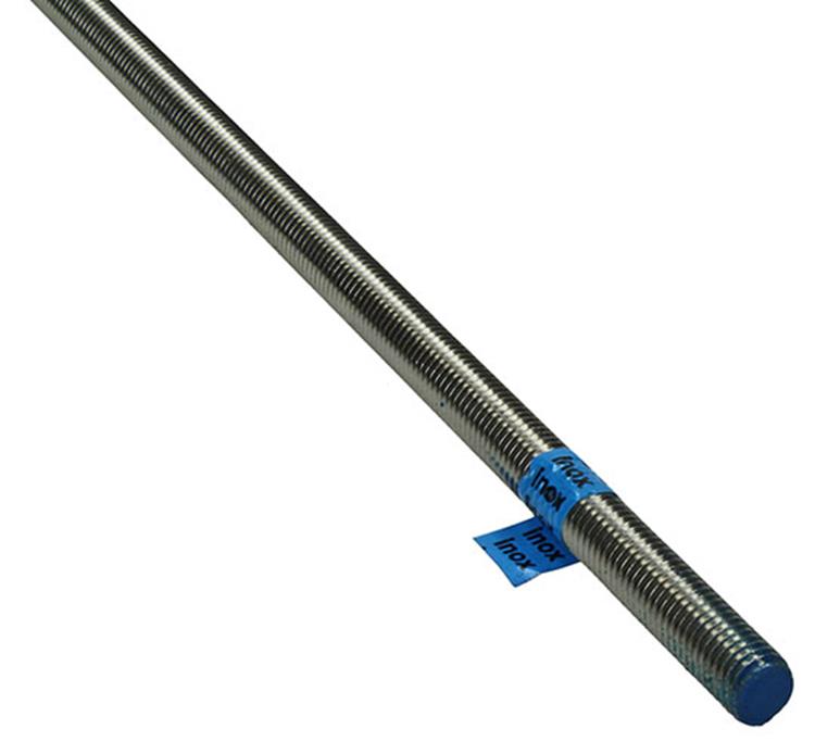 Mack 1015776 - varillas roscadas acero inoxidable a2 din 976 m10x1m | 10 piezas