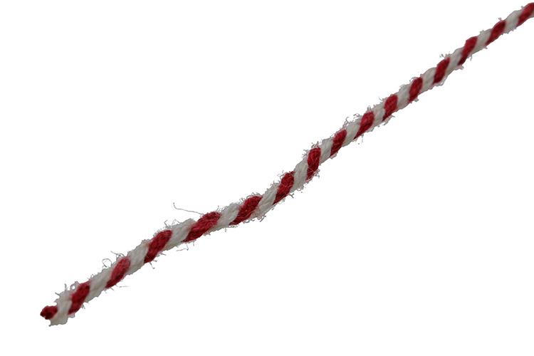 Mack 1014100 - packing rope jute red white 1mm approx. 90m | 10 pieces