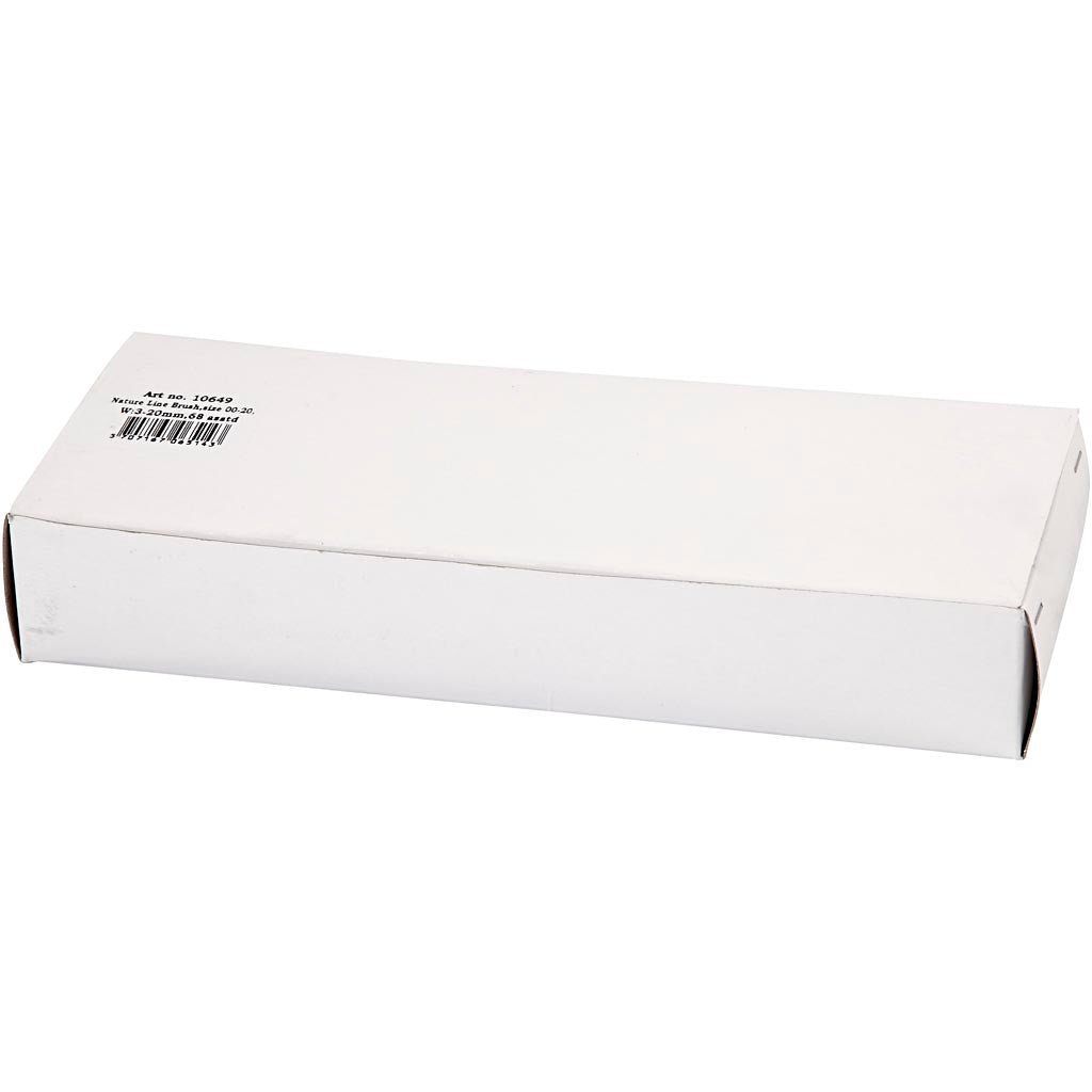 Creativ Company Nature Line Bashings, Dim 00+0+1+2+4+12+14+20, L: 18-22 cm, B: 3-20 mm, piatto, 68 pezzo 1 scatola