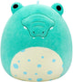 Peluche Squishmallows - caimán tortuga azul-verde, 40 cm