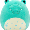 Squishmallows knuffel pluche - tortuga blauwgroene alligator, 40cm