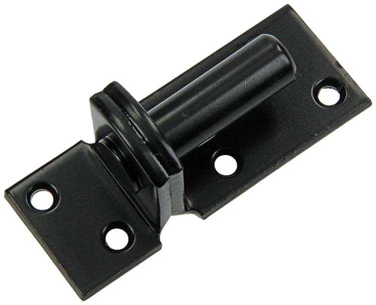 1014117 - trampilla de gancho de fijación negro dia 16 mm | 10 piezas