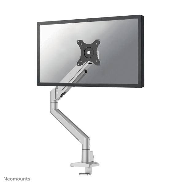 Neomounts Neomounts Desk Monitor brazo, araña de abrazadera, 9 kg, 43.2 cm (17) 88.9 cm (35) 100 x 100 mm, plata
