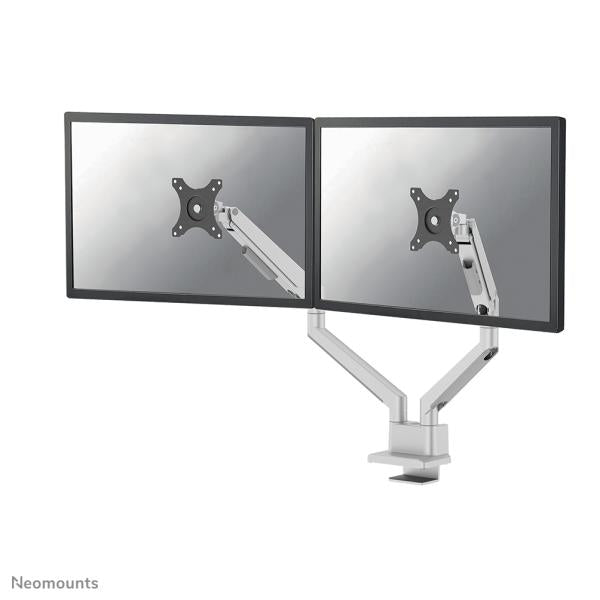 Neomounts Neomounts Desk Monitor brazo, paja de abrazadera, 43.2 cm (17) 88.9 cm (35) 100 x 100 mm, ajuste de altura