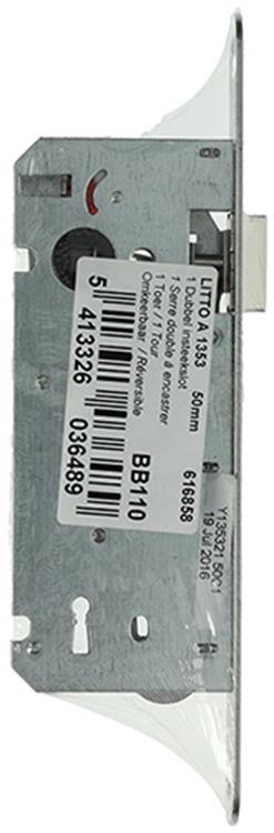 Yale 1014136 - 1 cerradura de embutir doble reversible. lr a1353 50mm | 2 piezas