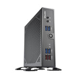 Shuttle ds50u xpc slim barebone pc, intel celeron 7305, ddr5, 2.5gbit + 1gbit, fanless, 24 7, 90 w - afbeelding 1