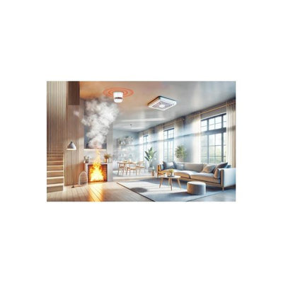 Wox Wox R7305 Alarmante fumio Zigbee, Zigbee, Google Assistant, IP20, White