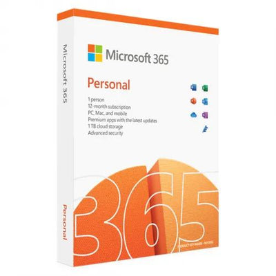 Microsoft QQ2-01897 365 Personal UK, 1 año, P10, Windows 10 macOS solamente