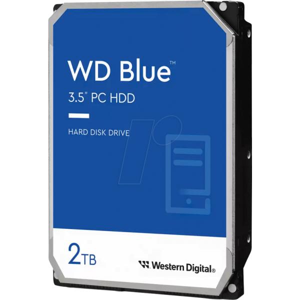 Western Digital WD20EARZ WD Blue HDD, 2TB, 3,5, SATA 6GB S, 7200rpm, 256 MB, 215 MB S, R W 5.6W