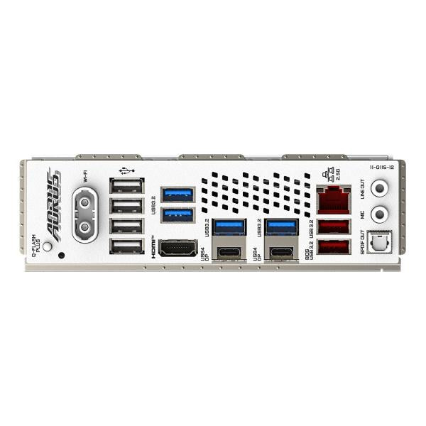 Gigabyte x870 aorus elite wifi7 ice socket am5 moederbord (zilver, raid, 2,5gb-lan, wi-fi 7, bt, sound, atx)