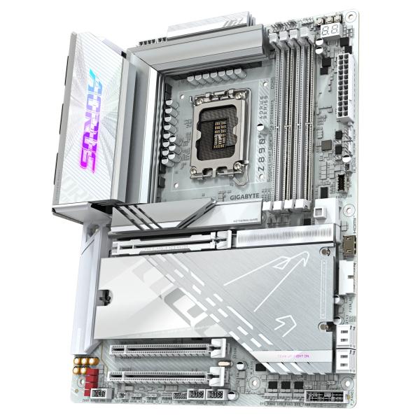 Gigabyte gigabyte z890 aorus pro ice, atx, lga1851, intel® core™ ultra, 4x ddr5, 5 gbe, wi-fi 7, usb 4