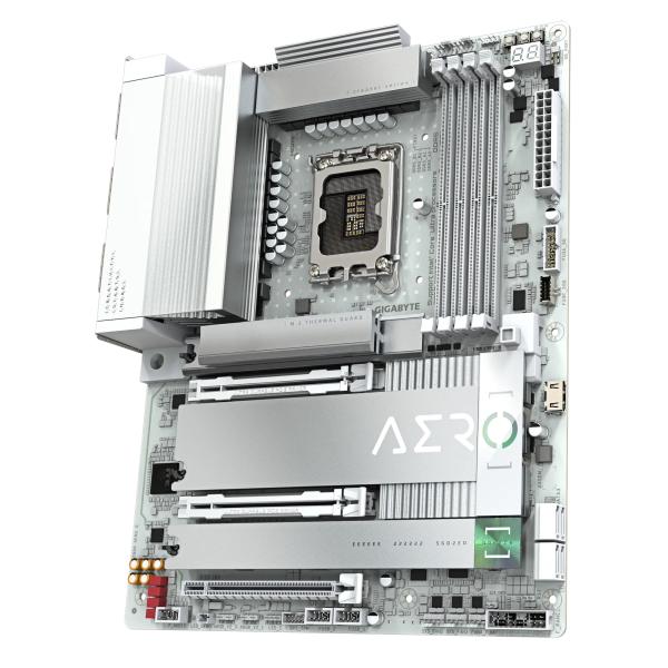 Gigabyte Gigabyte Z890 Aero G, ATX, LGA1851, Intel® Core ™ Ultra, 4x DDR5, 2.5 gbe X2, Wi-Fi 7, USB4, blanco