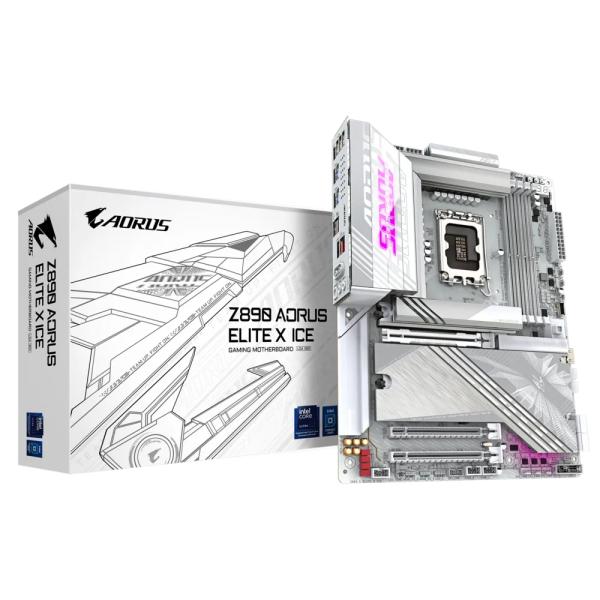 Gigabyte Gigabyte Z890 A Elite X ICE, ATX, LGA1851, Intel® Core ™ Ultra, 4x DDR5, 2.5 GBE, Wi-Fi 7, USB4