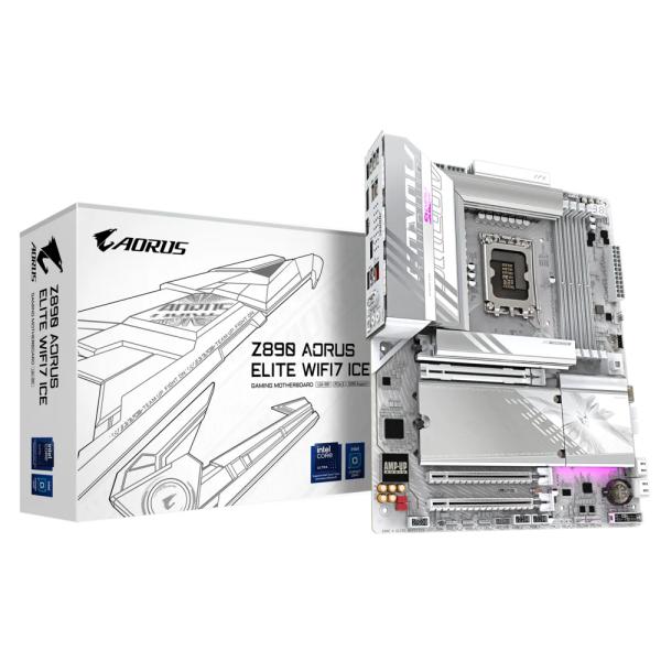 Gigabyte Gigabyte Z890 A Elite WF7 ICE, ATX, LGA1851, Intel® Core ™ Ultra, 4x DDR5, 2,5 GBE, Wi-Fi 7, USB4