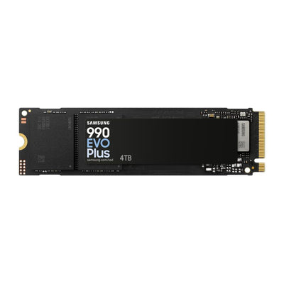 Samsung MZ-V9S4T0BW MZ-V9S4T0 EVO 990 Plus SSD, 4 TB, M.2, PCIe 4.0, 7150 MB S, 1350000 IOPS, Negro